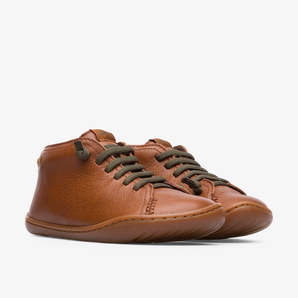 Botas Camper Peu Niño - Marrones | Camper Online + 2457NLEZC